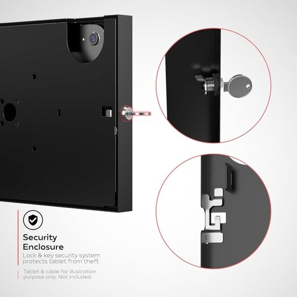 Anti-Theft Wall Mount for iPad 10th Gen 10.9" & A16 11" – Lockable Tablet Holder - Picture 4 of 9